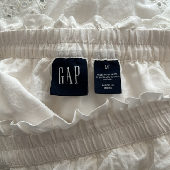 Gap White Eyelet Skirt, 100% organic cotton - Picture 4 of 4